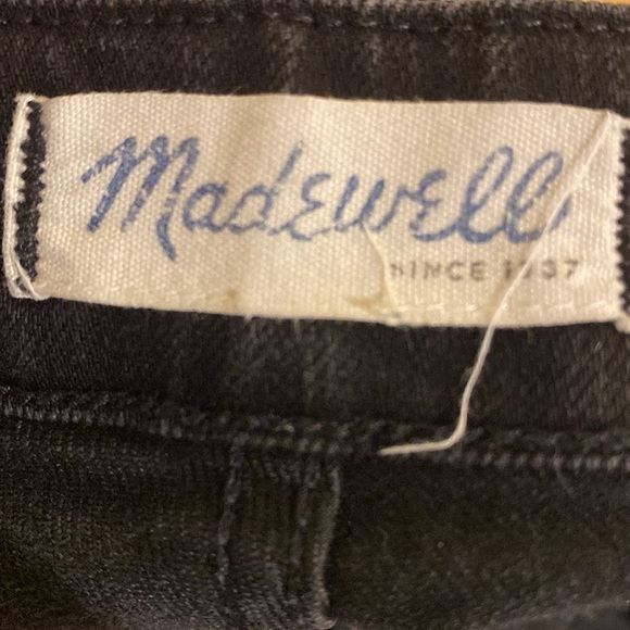 Madewell Cross Back Black Denim Overalls - Picture 7 of 8